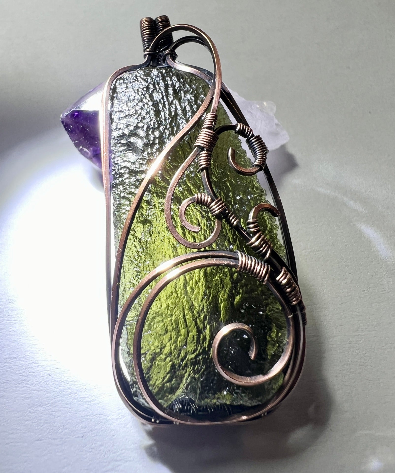 11.21g Moldavite pendant