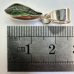 1.65g Bezel Set Moldavite/Silver Pendant