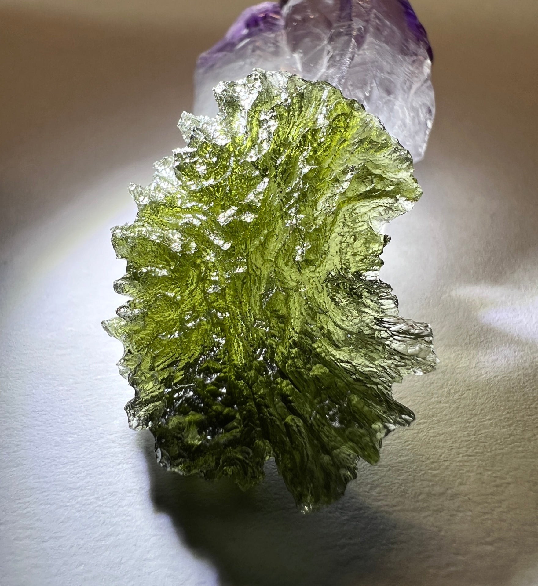 4.24g Moldavite Specimen, Maly Chlum.