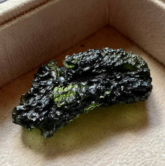 17.69g Moldavite with inner bubble