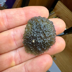 Captivating 9.18g Moldavite Specimen – Silážka, CZ