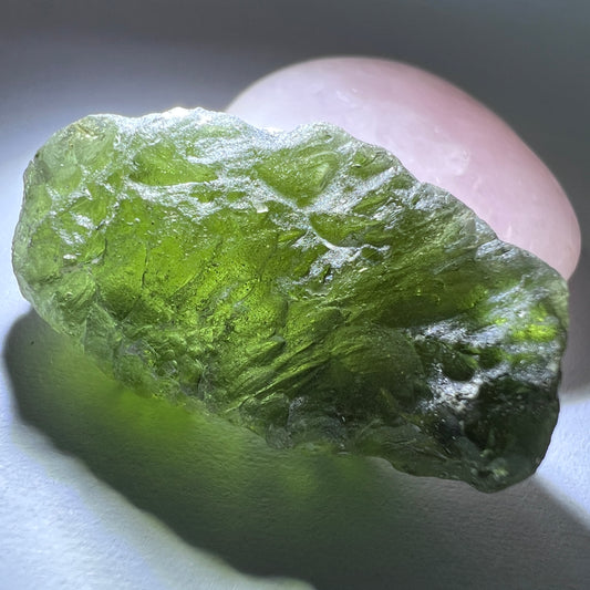 Field Find Moldavite, Radomilice 7.44g Inner Air bubble.