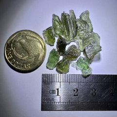 5g lot of SM Moldavite pieces.