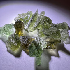 5g lot of SM Moldavite pieces.