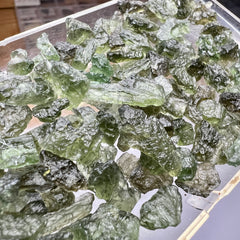 5g lot of SM Moldavite pieces.
