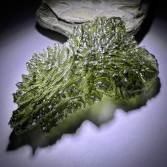 6.45g Moldavite, Marouskovo Pole.