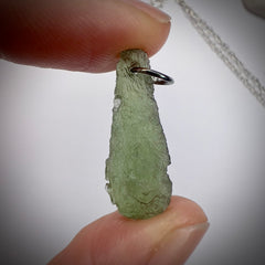 0.90g Moldavite Pendant