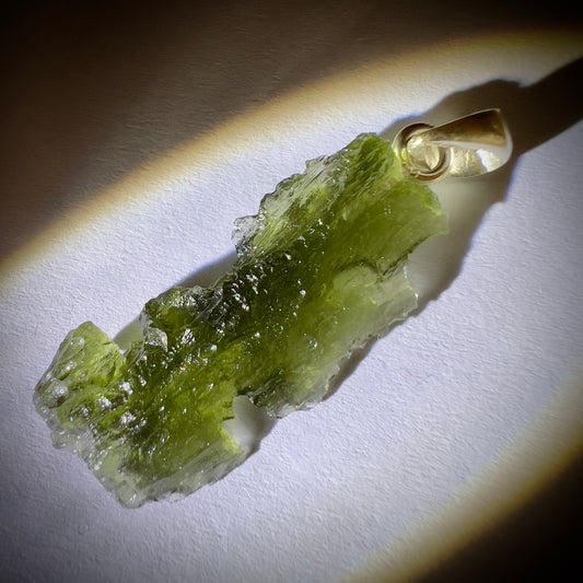 2.42g Moldavite Pendant