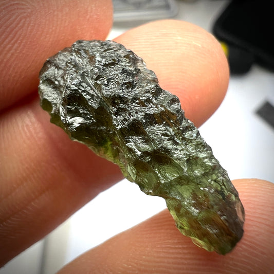 2.56g Chlum Drop Moldavite