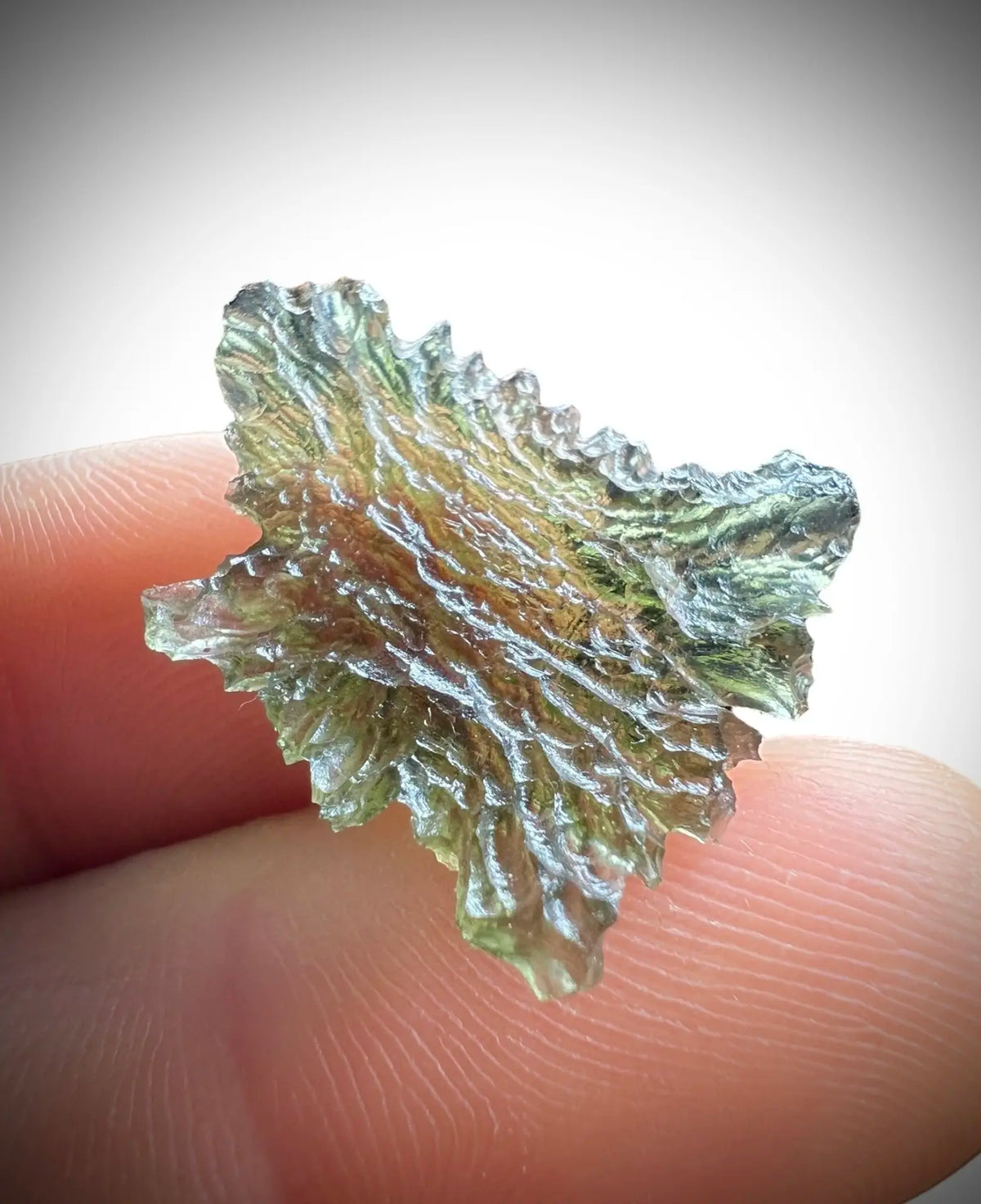 2.26g Immaculate Moldavite "snowflake".