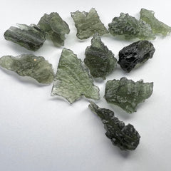 10.5g Total Weight Moldavite Wholesale Lots (11 pcs)