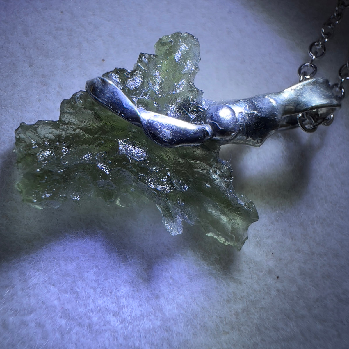 1.2g Maly Chlum Moldavite Necklace