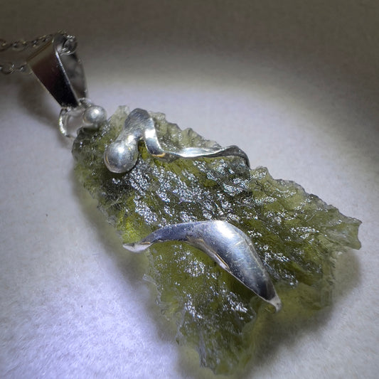 1.95g Maly Chlum Moldavite Necklace