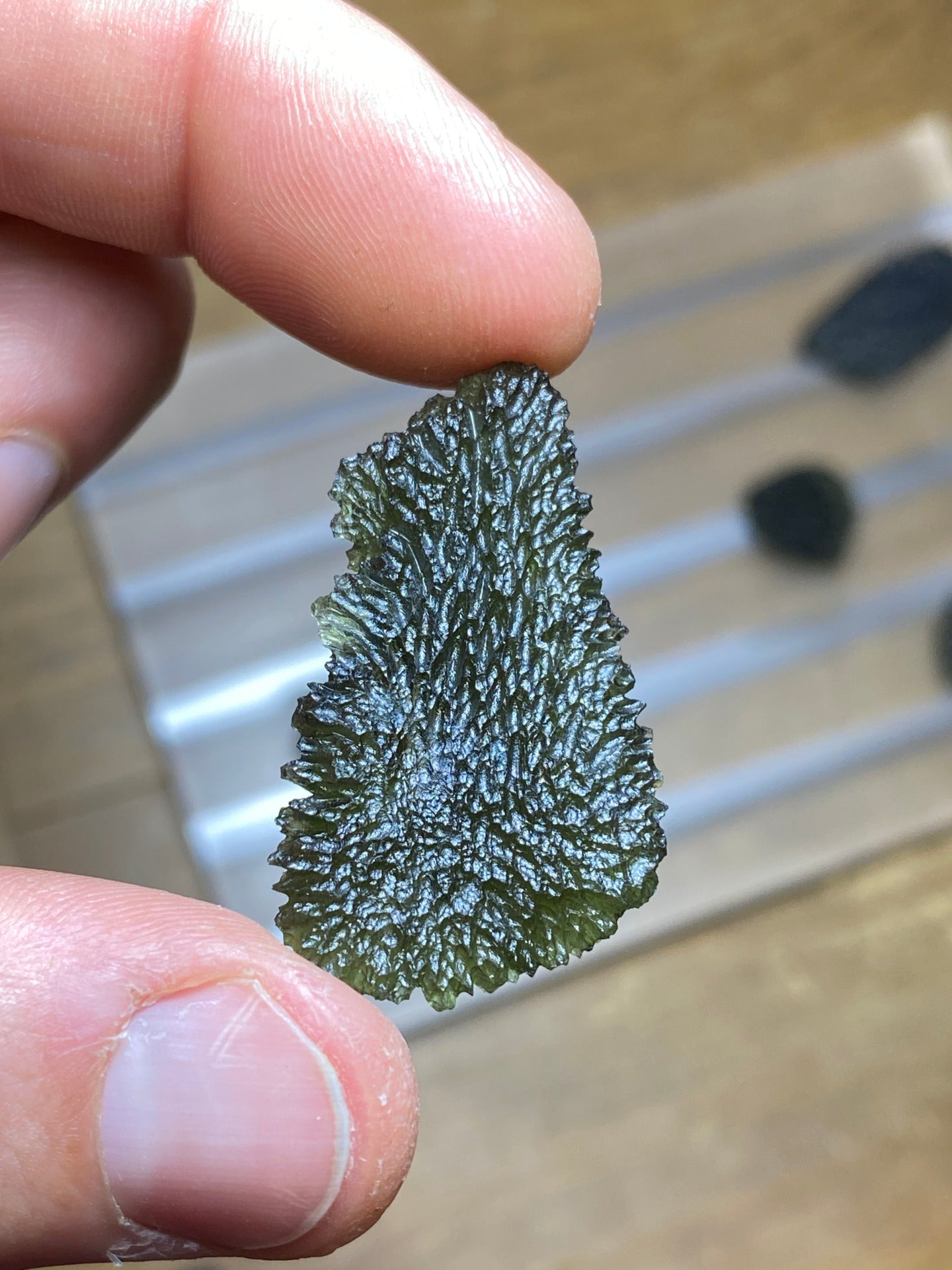 Moldavite from Nesmen Les, 7g.