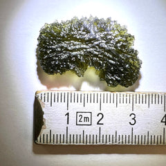 5.45g Double Herkimer, Moldavite Copper Pendant