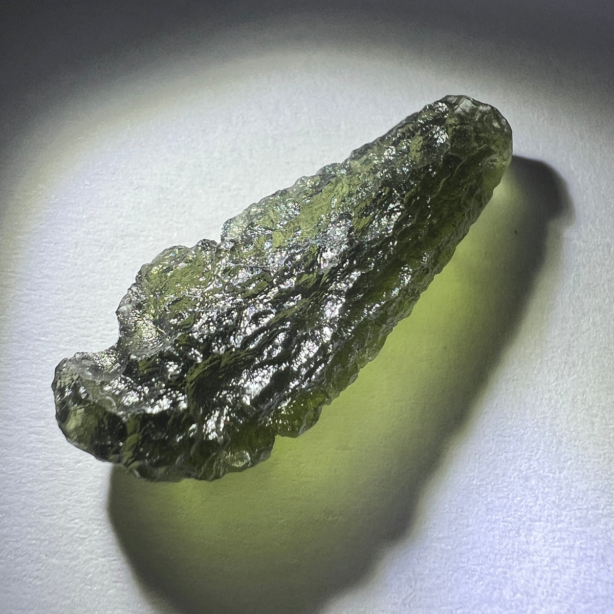 Raw Moldavite 'Drop' | 4.26g | Chlum