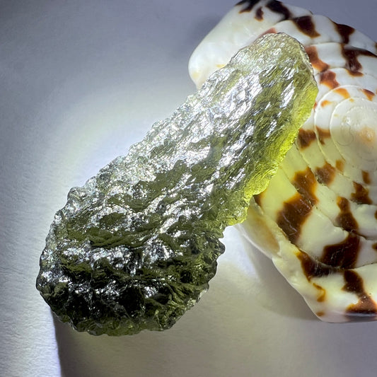 4.26g Chlum Moldavite 'Drop'