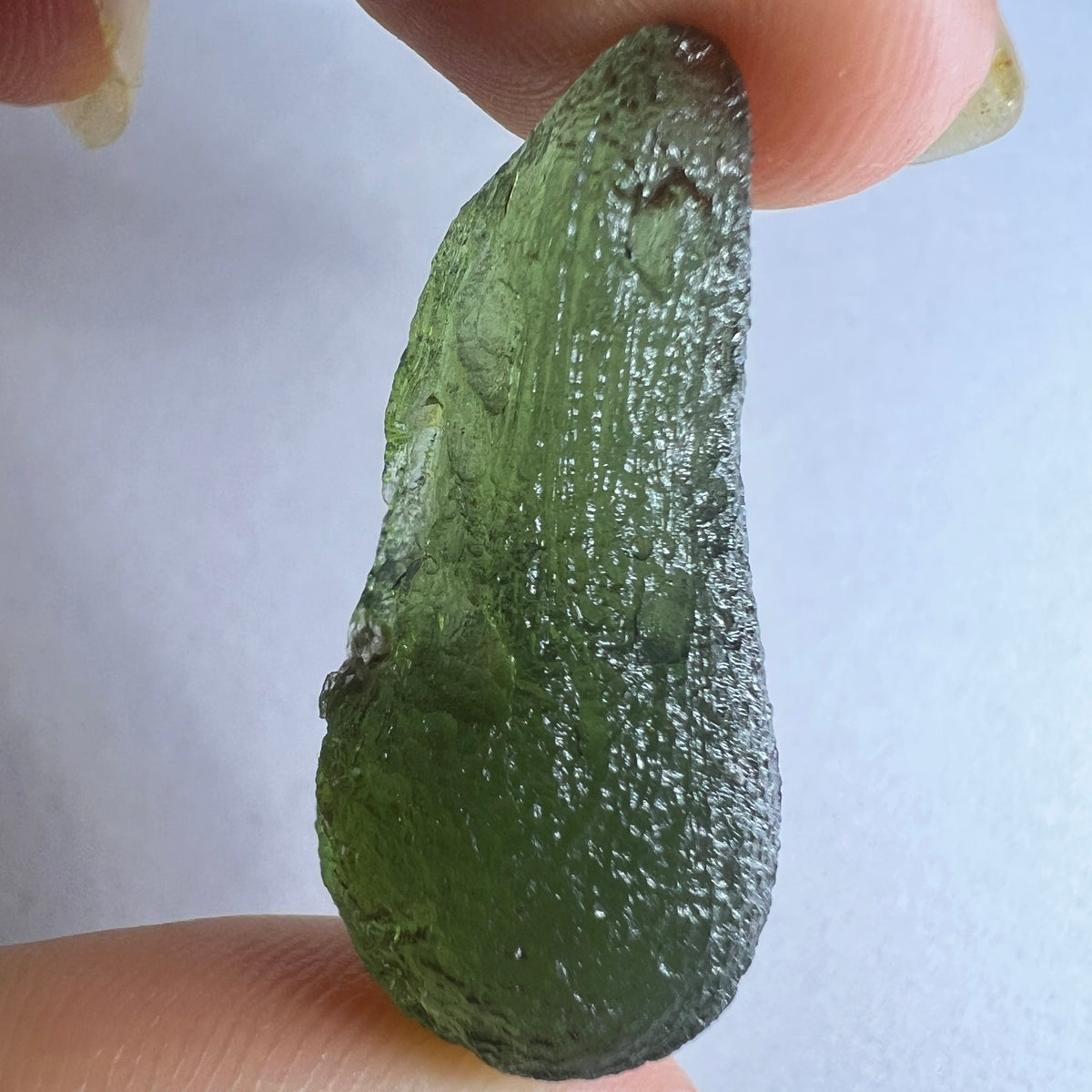 3.27g Chlum Moldavite 'Drop'