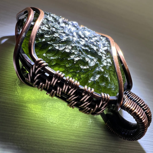5.83g Maly Chlum Copper Pendant
