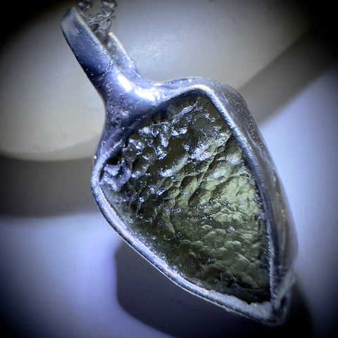 Moldavite Necklace 1.3g