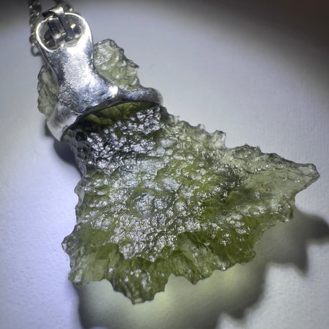 Moldavite Necklace 1.6g Maly Chlum