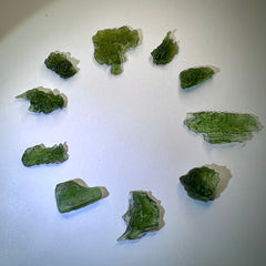 10.58g Moldavite pieces (10pcs)