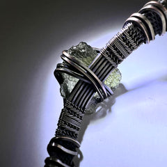 1.25g Moldavite & Copper Bracelet