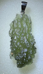 4.07g Moldavite/Silver pendant