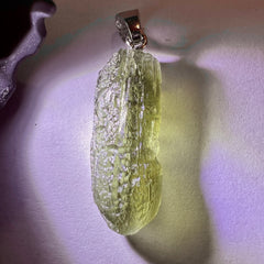 2.25g Moldavite/Silver pendant