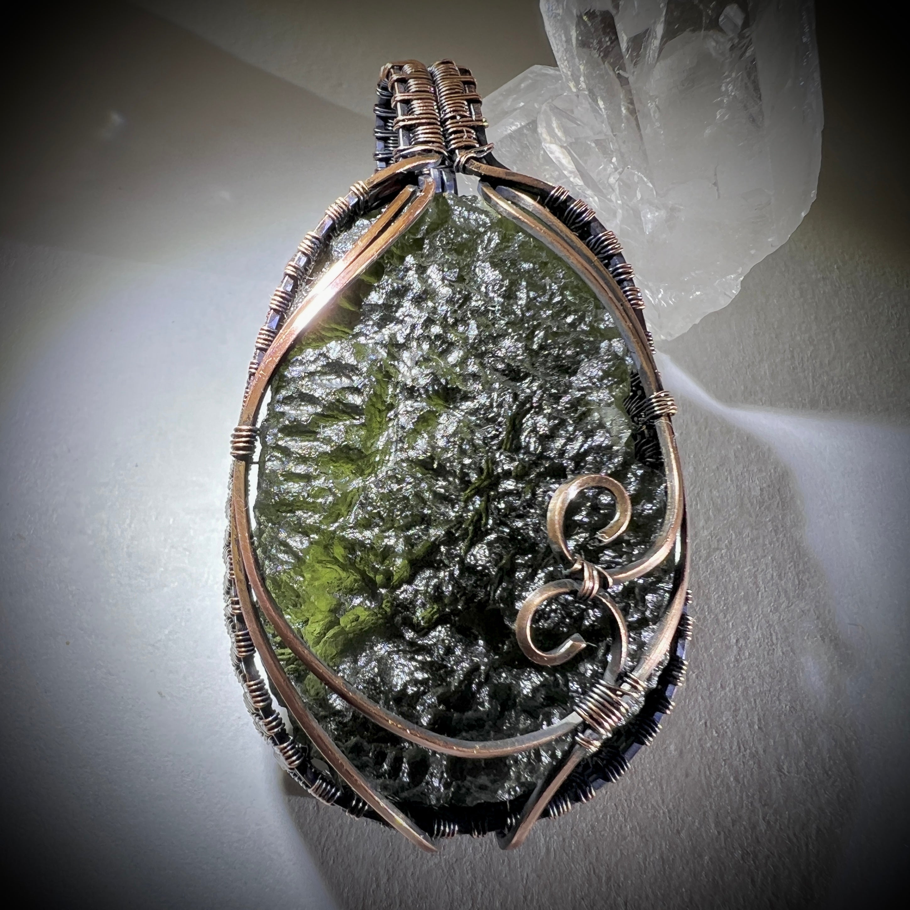 18.27g Moldavite pendant. "The game changer".