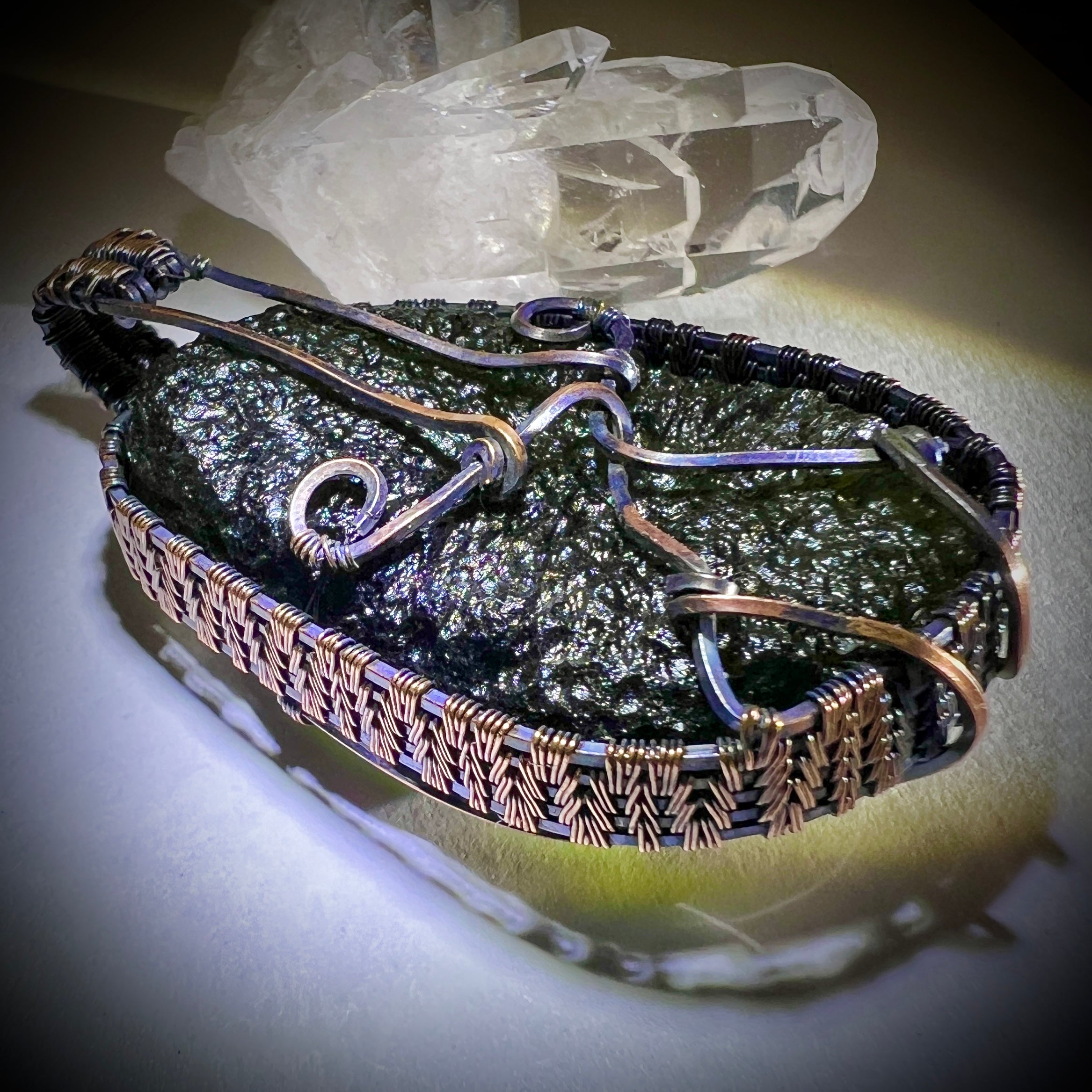 18.27g Moldavite pendant. "The game changer".