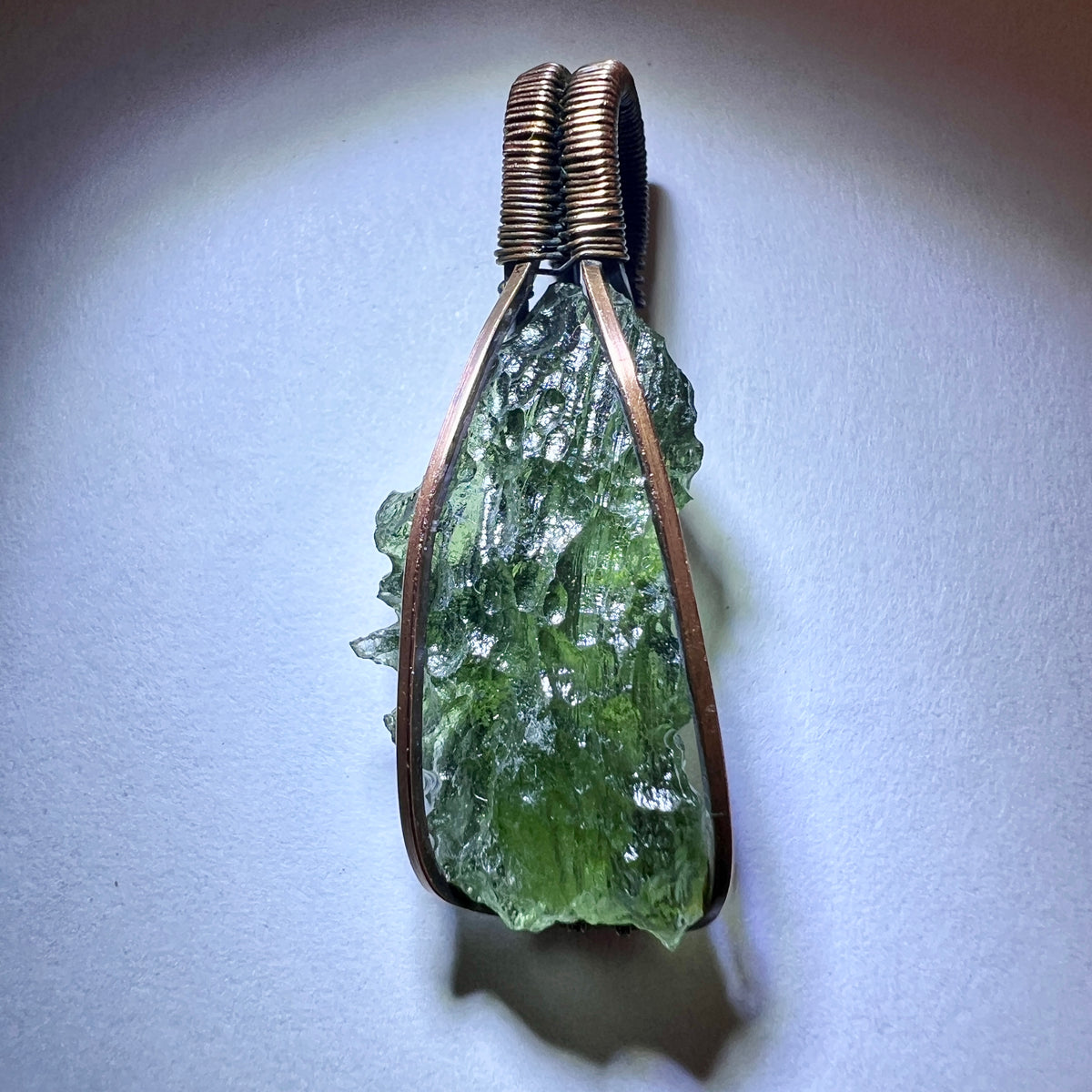 1.85g Moldavite/ Copper Pendant