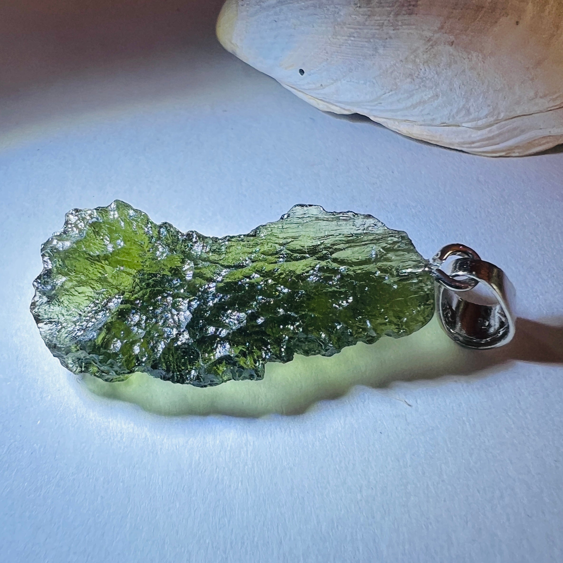 2.34g Moldavite Pendant