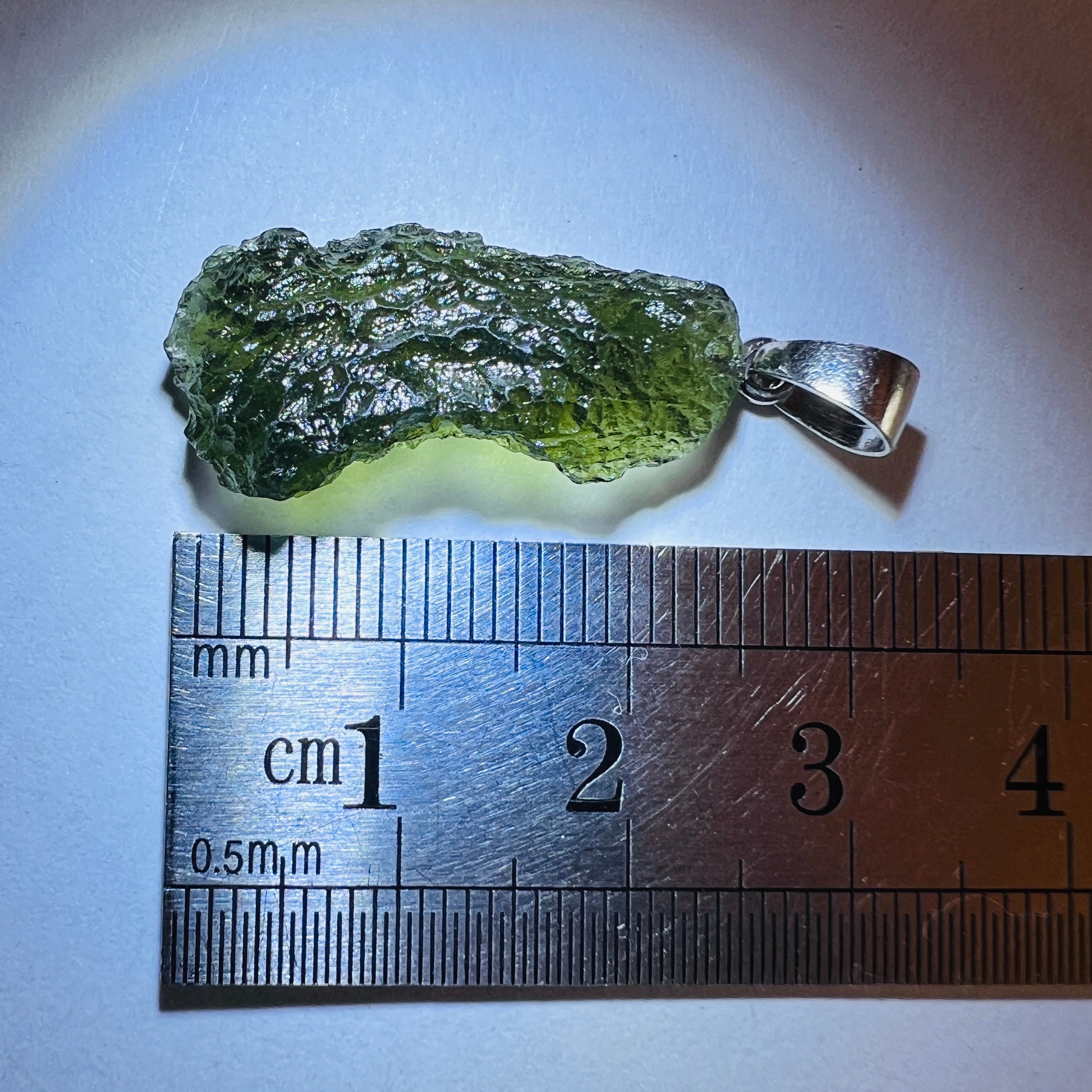 2.34g Moldavite Pendant