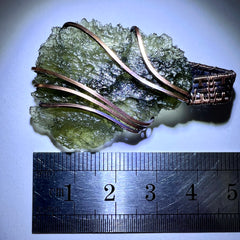 5.32g Chlum Moldavite & Copper Pendant