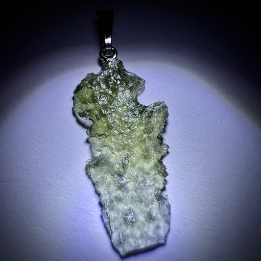 0.83g Moldavite Pendant