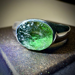 Moldavite Ring (Size 11)