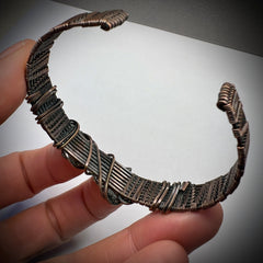 2g Moldavite & Copper Bracelet