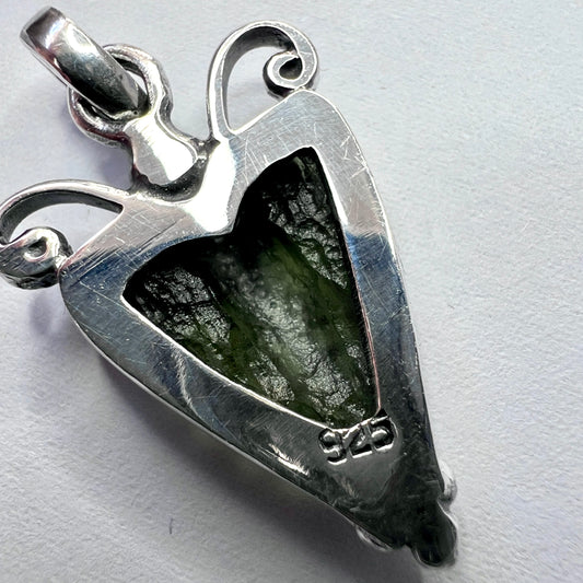 1.06g Moldavite/Silver pendant