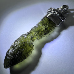 3.63g Moldavite/Silver pendant