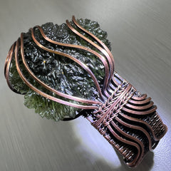 10.21g Maly Chlum Moldavite "Rolex" Bracelet.