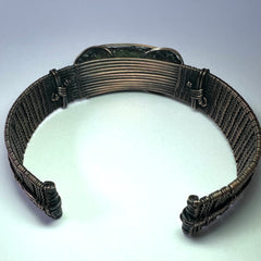 Moldavite Copper Bracelet, 6.34g