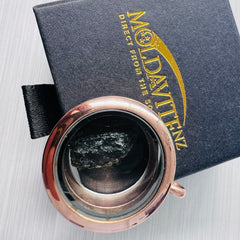 Glass/Stainless Steel Locket with 25mm Gold