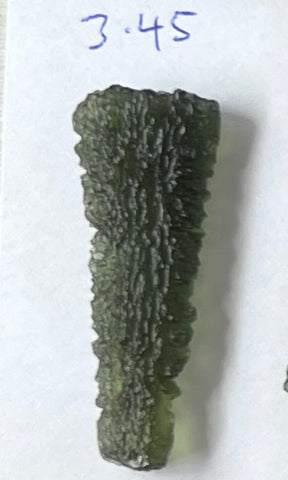Leaf-Inspired Gold-Plated Moldavite Necklace (3.45g) — Chlum, Czech Republic