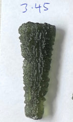 Leaf-Inspired Gold-Plated Moldavite Necklace (3.45g) — Chlum, Czech Republic