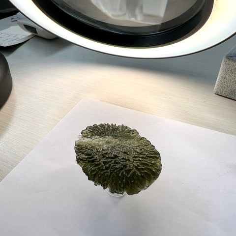 11.45g Maly Chlum "Flawless Angel Chime" Moldavite