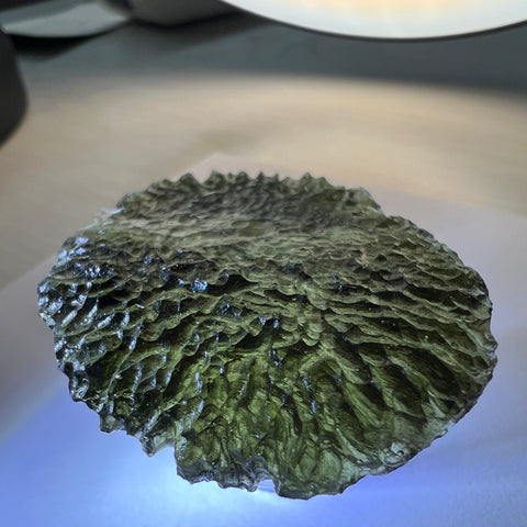 11.45g Maly Chlum "Flawless Angel Chime" Moldavite