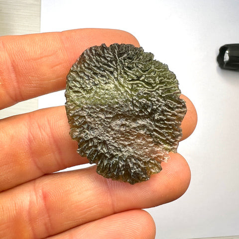 11.45g Maly Chlum "Flawless Angel Chime" Moldavite
