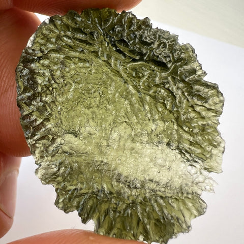 11.45g Maly Chlum "Flawless Angel Chime" Moldavite