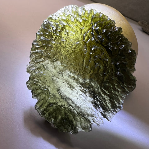 11.45g Maly Chlum "Flawless Angel Chime" Moldavite